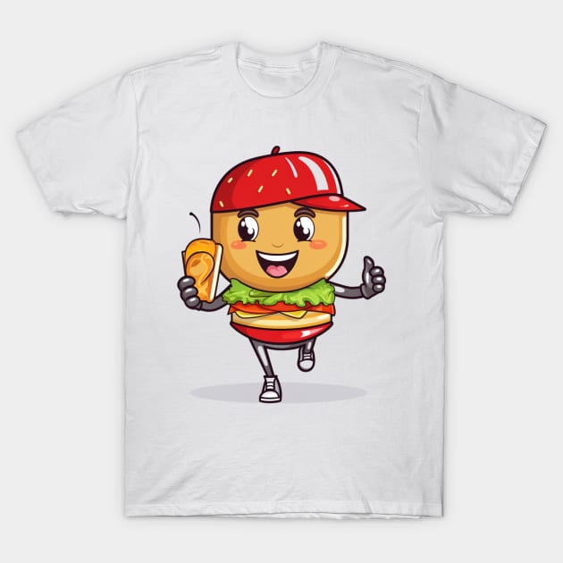 kawaii  junk food T-Shirt cute  funny T-Shirt by nonagobich